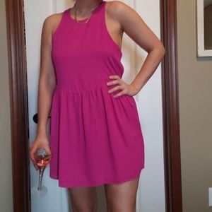 Magenta Forever21 Mini Dress